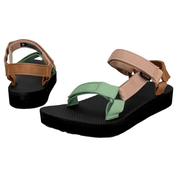 Teva Midform Universal Green/Mauve CYM Womens Sandals Size 10M - Picture 10 of 14